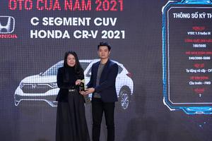  Honda CR-V và Honda City nhận Giải thưởng “Ôtô của năm” phân khúc xe Crossover cỡ C và phân khúc xe gầm thấp cỡ B năm 2021